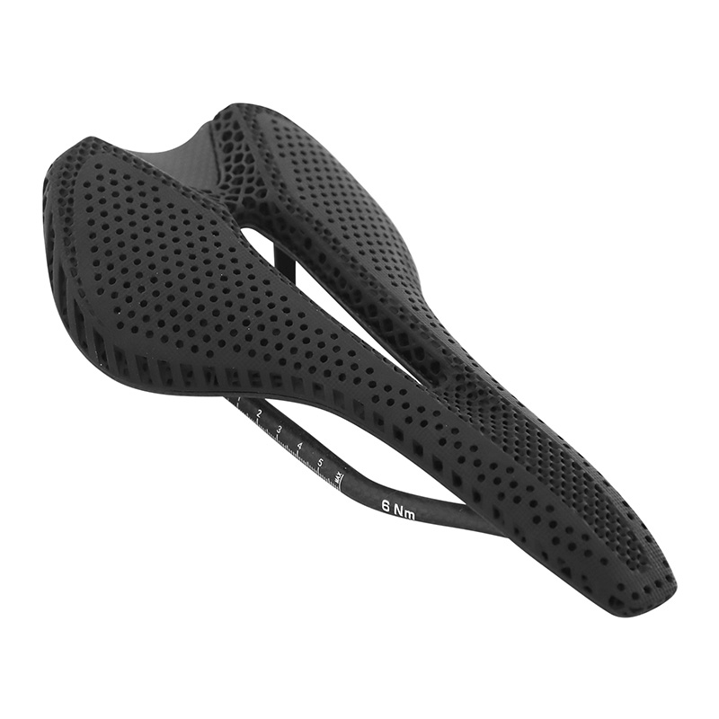 SELLE 3D CARBONE T803 NOIR OUVERTE 245X143 RAIL CARBONE POIDS 170G  -NEWTON-