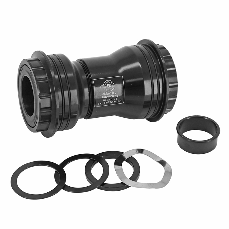 CUVETTE INTEGRE BOITIER  VTT-ROUTE A EMBOITER-PF30 BLACKBEARING ROULEMENT CERAMIQUE BOITE DE 68-73 DIAM 46 POUR AXE 24 ET 24-22MM (ADAPTATEUR GXP) (COMPATIBLE SHIMANO, SRAM, TRUVATIV, ROTOR, FSA)