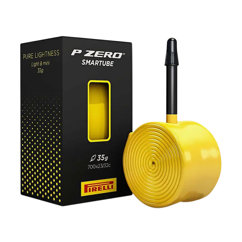 CHAMBRE A AIR VELO 700 X 23-32 PIRELLI P ZERO SMARTUBE VALVE PRESTA JAUNE - NOIR 60 MM