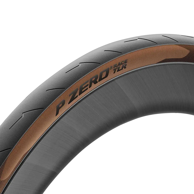 PNEU ROUTE 700 X 26 PIRELLI P ZERO RACE CLASSIC TANWALL NOIR FLANC MARRON TUBELESS READY TS (26-622)