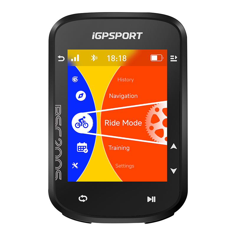 GPS - COMPTEUR IGPSPORT BSC200S AVEC VITESSE, ALTIMETRE, TEMPERATURE  COMPATIBLE STRAVA - OPTIONS : CAPTEUR CADENCE, VITESSE ET CARDIO