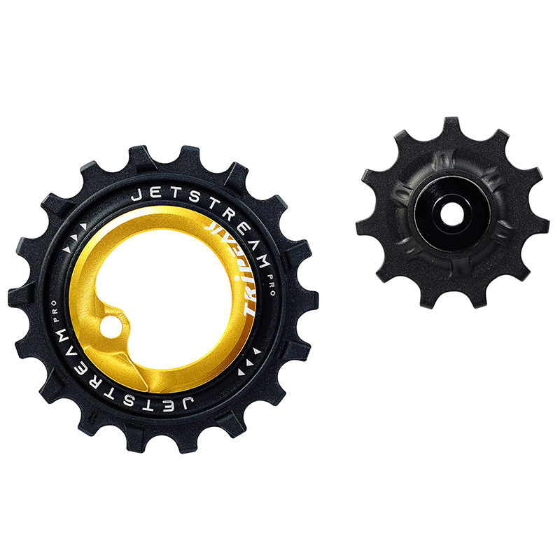 GALET DERAILLEUR AOPW TRIPEAK 12-18 DENTS CERAMIQUE 11V. SHIMANO ULTEGRA R8100 GS - 105 R7100GS OR (JEU DE 2)