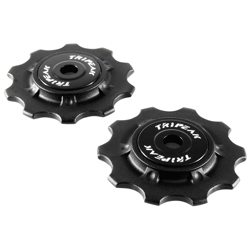 GALET DERAILLEUR ROUTE TRIPEAK 10-10 DENTS 11-10V. CAMPAGNOLO NOIR (BLISTER DE 2)