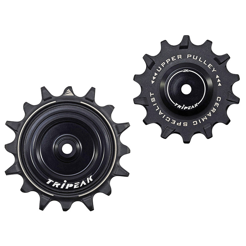 GALET DERAILLEUR VTT TRIPEAK 12-14 DENTS G5 CERAMIQUE 12-11V. SRAM EAGLE - EAGLE AXS NOIR (BLISTER DE 2)