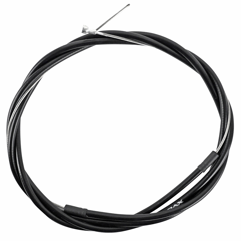 TRANSMISSION FREIN FIBRAX FCB NOIR-CABLE INOX POUR ROUTE AVEC EMBOUTS DE GAINE (VENDU A L UNITE)