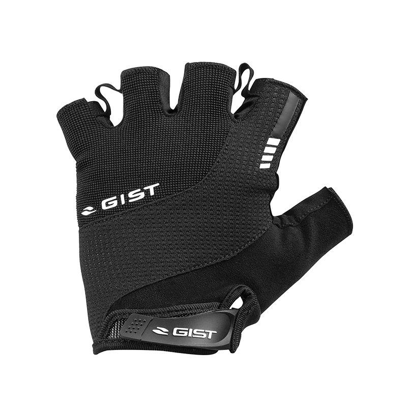 GANTS VELO COURT GIST KONTROL ETE NOIR  M (PAIRE SUR CARTE) AVEC VELCRO   -5512