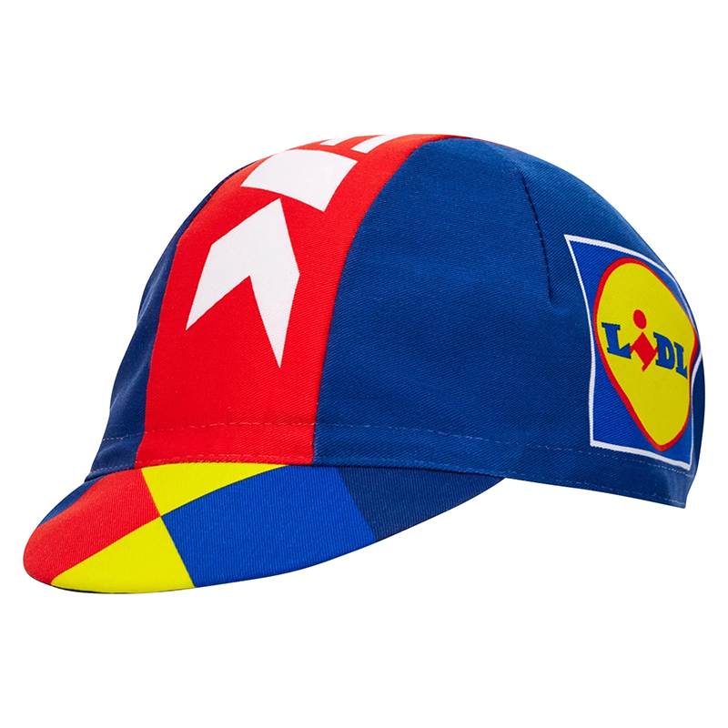 CASQUETTE VELO EQUIPE PRO LIDL - TREK BLEU-ROUGE