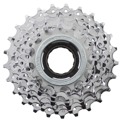 ROUE LIBRE  7V. SUNRACE 13-25 CHROME INDEXEE (EN BOITE)