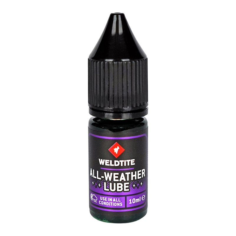 LUBRIFIANT VELO CHAINE WELDTITE ALL WEATHER TOUTES CONDITIONS (10ML)