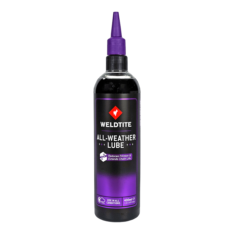 LUBRIFIANT VELO CHAINE WELDTITE ALL WEATHER TOUTES CONDITIONS AU TEFLON (400ML) LUBRIFIANT VELO CHAINE WELDTITE ALL WEATHER TOUTES CONDITIONS AU TEFLON (400ML)