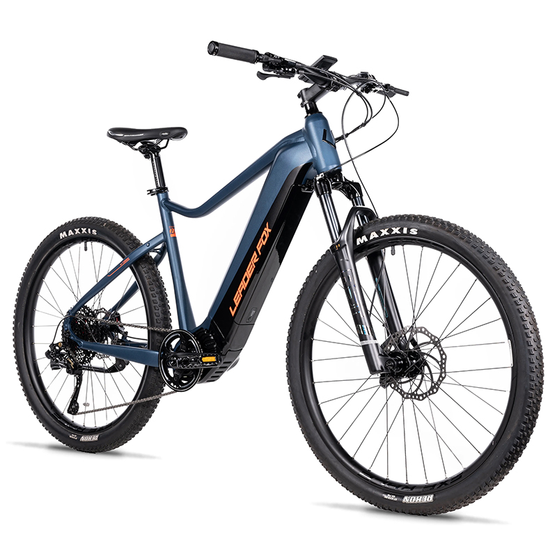 VELO ELECTRIQUE-VAE VTT 29'' LEADER FOX KENT 2025 BLEU FONCE MAT 9V MOTEUR CENTRAL BAFANG M510 36V 95NM BATTERIE 20AH (21,5'' - H54,6CM - TAILLE XL - POUR ADULTE DE 185CM à PLUS) VELO ELECTRIQUE-VAE VTT 29'' LEADER FOX KENT 2025 BLEU FONCE MAT 9V MOTEUR CENTRAL BAFANG M510 36V 95NM BATTERIE 20AH (21,5'' - H54,6CM - TAILLE XL - POUR ADULTE DE 185CM à PLUS)
