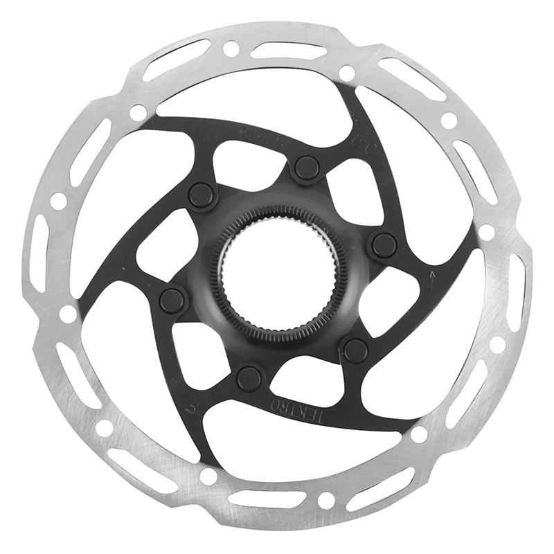 DISQUE DE FREIN VTT CENTERLOCK TEKTRO 160MM NOIR POUR TOUT TYPE DE PLAQUETTE SANS CONTRE ECROU (MONTAGE ATELIER)