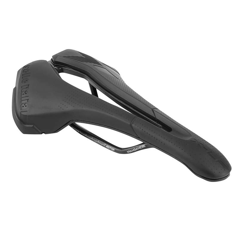 SELLE ROUTE-VTT ITALIA X-LR SUPERFLOW NOIR 266X145 RAIL MANGANESE (EMBALLAGE SOUS SACHET)