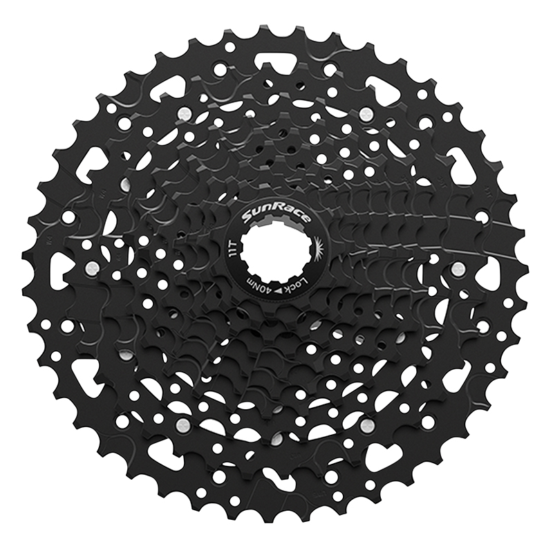 CASSETTE 10V. SUNRACE U-SERIE CSUS400 11-43 VTT NOIR (LIVRE EN BOITE) - COMPATIBLE CUES, LINKGLIDE CASSETTE 10V. SUNRACE U-SERIE CSUS400 11-43 VTT NOIR (LIVRE EN BOITE) - COMPATIBLE CUES, LINKGLIDE