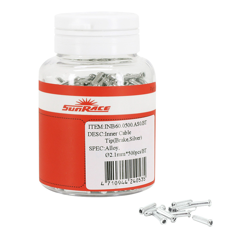EMBOUT DE CABLE FREIN SUNRACE 1,8MM (BOITE DE 500) EMBOUT DE CABLE FREIN SUNRACE 1,8MM (BOITE DE 500)