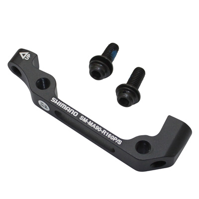 ADAPTATEUR FREIN A DISQUE VTT ARRIERE SHIMANO DISQUE 160MM ETRIER POST-MOUNT SUR CADRE INTERNATIONAL