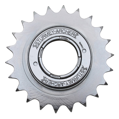 ROUE LIBRE  1V. SUNRACE - STURMEY ARCHER 22D. ARGENT CHAINE 3.30 - 1-2\"X1-8\" (EN BOITE)