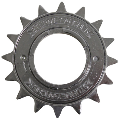 ROUE LIBRE  1V. SUNRACE - STURMEY ARCHER 16D. ARGENT CHAINE 2.38 - 1-2X3-32\" (EN BOITE)