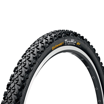 PNEU VTT 26 X 1.90 CONTINENTAL TRAFFIC II NOIR TR (50-559)