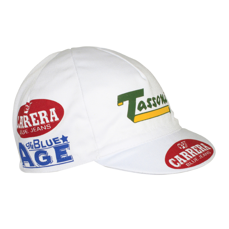 CASQUETTE VELO EQUIPE VINTAGE CARRERA BLANC