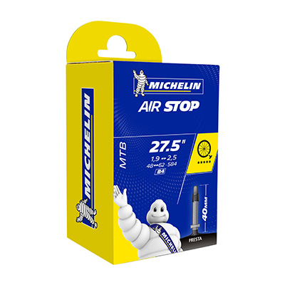 CHAMBRE A AIR VELO 27.5 X 1.90-2.50 MICHELIN B4 VALVE PRESTA 40MM (48-62X584)