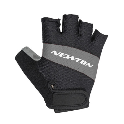 GANTS VELO COURT NEWTON TECH GRIS-NOIR  M  (PAIRE SUR CARTE)