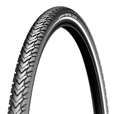 PNEU VTT 26 X 1.60 MICHELIN PROTEK CROSS NOIR TR (42-559) FLANC REFLEX