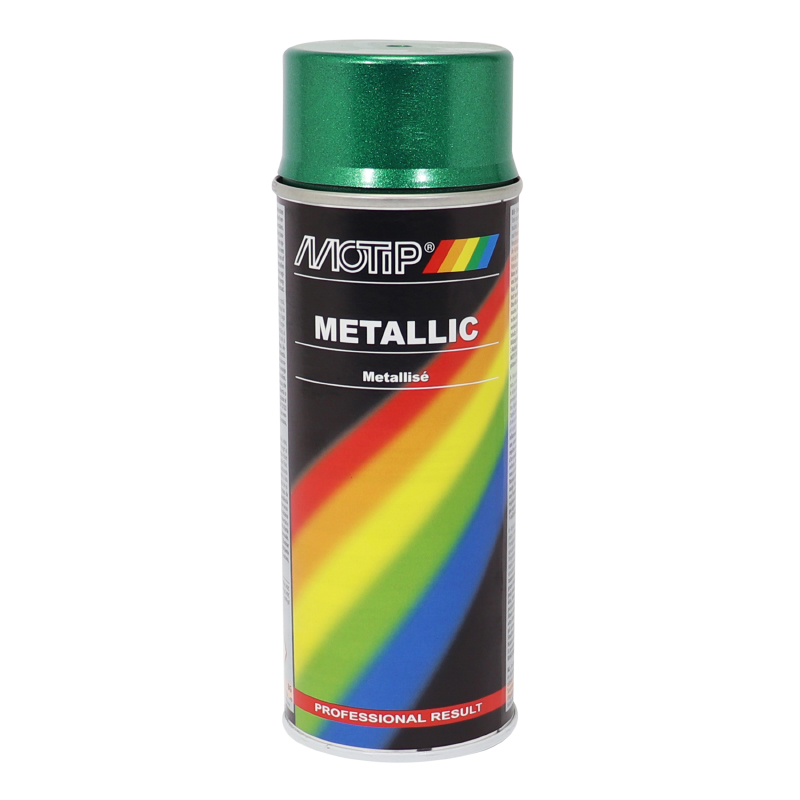 BOMBE DE PEINTURE MOTIP PRO METAL VERT AEROSOL 400ML (04043)