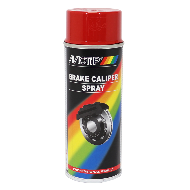 BOMBE DE PEINTURE MOTIP PRO ETRIER FREIN ROUGE AEROSOL 400 ML (04098)