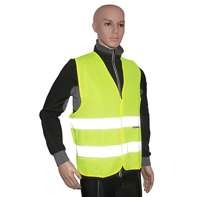 GILET DE SECURITE P2R ADULTE JAUNE REFLECHISSANT