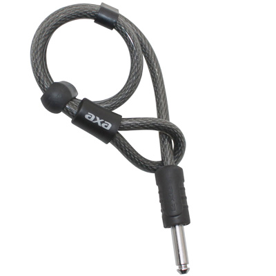 ANTIVOL VELO CABLE A BOUCLE AXA RLS POUR FER A CHEVAL PLUG CABLE DIAM 10MM L1.15M (PROFONDEUR PLUG 35MM DIAM 10MM)