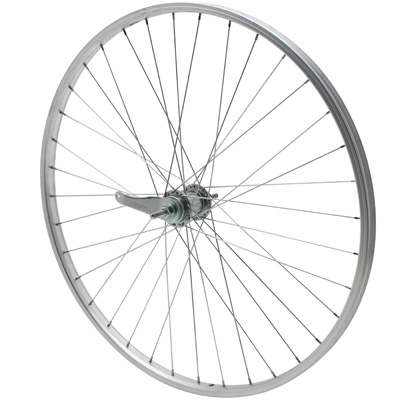 ROUE CITY PATIN TORPEDO ARRIERE 650X35B JANTE ALU MOYEU ACIER RETROPEDALAGE 1V AVEC PIGNON (COASTER BRAKE) JANTE 21C (35-584)