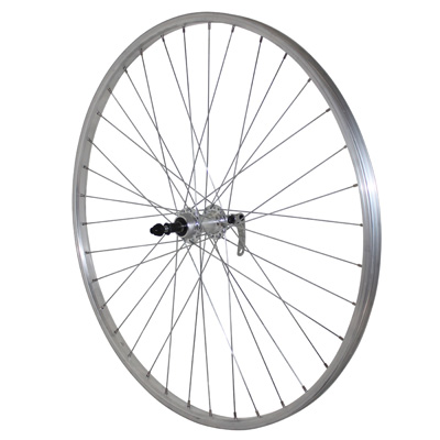 ROUE VTC PATIN BLOCAGE 700 X 35 - 28" ALU ARRIERE MOYEU ALU ROUE LIBRE 7-6V 36 RAYONS JANTE 21C