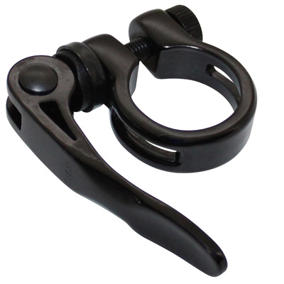 COLLIER SERRAGE TIGE DE SELLE RAPIDE NEWTON ALU NOIR DIAM. 28,6MM (SUR CARTE)