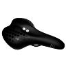 SELLE NEWTON CITY CONFORT DENSITY LINE UNISEX ATHLETIC NOIR DECO VERT-GRIS 270X175MM RAIL ACIER NOIR