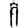 FOURCHE VTT 27.5 \" ZOOM 386MLO A RESSORT NOIR REGLABLE-BLOCABLE DEB. 60MM PIVOT LISSE 296MM 1\'\'1-8-28,6 EXTERIEUR COMPATIBLE V-BRAKE-DISQUE