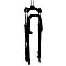 FOURCHE VTT 29 \" ZOOM 386MLO A RESSORT NOIR REGLABLE-BLOCABLE DEB. 60MM PIVOT LISSE 285MM 1\'\'1-8-28,6 EXTERIEUR COMPATIBLE V-BRAKE-DISQUE