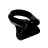 COLLIER SERRAGE TIGE DE SELLE AVEC FIXATION PORTE BAGAGE ALU NOIR DIAM 34,9MM