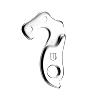 PATTE DE DERAILLEUR ALU MARWI GHOST GH-172 (VENDU A L'UNITE SUR CARTE)