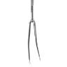 FOURCHE ROUTE 700C ACIER CHROMEE CINTREE PIVOT FILETE 1"-22.2 INTERIEUR