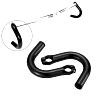 EMBOUT DE CINTRE P2R ALU CINTRE COURSE NOIR (PAIRE) - TRANSFORME UN CINTRE VTT EN CINTRE COURSE
