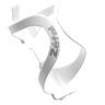 PORTE BIDON ZEFAL SPRING BLANC SUPER SOUPLE (RESINE THERMOPLASTIQUE)
