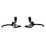 LEVIER DE FREIN VTT-VTC V-BRAKE 3 DOIGTS P2R ALU NOIR (PAIRE)