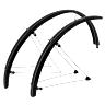 GARDE BOUE CITY-VTC TRINGLES 28'' STRONGLIGHT TOUR 54MM NOIR (PAIRE) AVEC FIXATION CLASSIC TRINGLES INOX