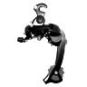 DERAILLEUR VTT ARRIERE P2R 8-7V. TZ CHAPE LONGUE NOIR AVEC PATTE (COMPATIBLE SHIMANO JUSQU'A 30DTS)