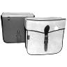 SACOCHE ARRIERE VELO LATERALE SPORFABRIC S14 STYLE VINTAGE - FIXATION COURROIE - EFFET CUIR GRIS (LG30XL11XH30) (PAIRE)