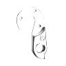 PATTE DE DERAILLEUR ALU MARWI PINARELLO GH-231  (VENDU A L'UNITE SUR CARTE)