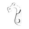 PATTE DE DERAILLEUR ALU MARWI KTM GH-246 (VENDU A L'UNITE SUR CARTE)