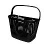 PANIER AVANT PLASTIQUE KLICKFIX LAMELLO MINI 12L NOIR (32X24X22CM)