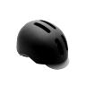 CASQUE VELO CITY ADULTE POLISPORT COMMUTER IN-MOLD NOIR MAT AVEC VISIERE GRISE TAILLE 54-58 SYSTEM QUICK LOCK AVEC LUMIERE INTEGREE